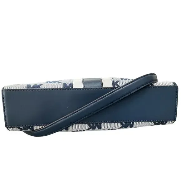 Michael Kors Vincent Medium Logo Jacquard Pochette with Card Case NWT - Picture 11 of 14